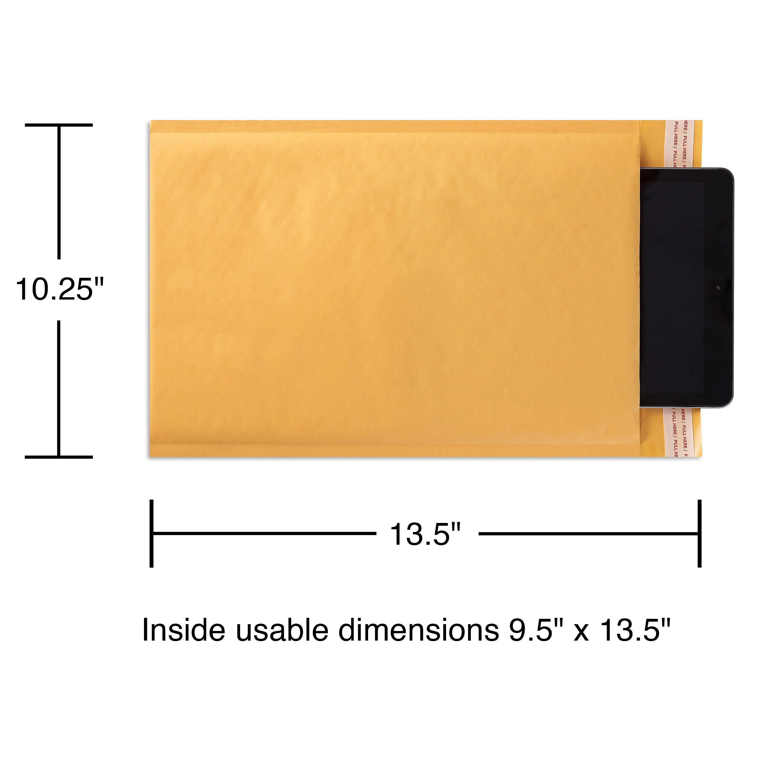 10.25" x 13.5" Self-Sealing Bubble Mailer, #4, 25/Carton (ST56648B)