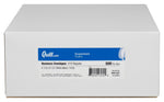 Quill Brand Gummed #10 Business Envelope, 4-1/8" x 9-1/2", White Wove, 500/Box (WW10ES)