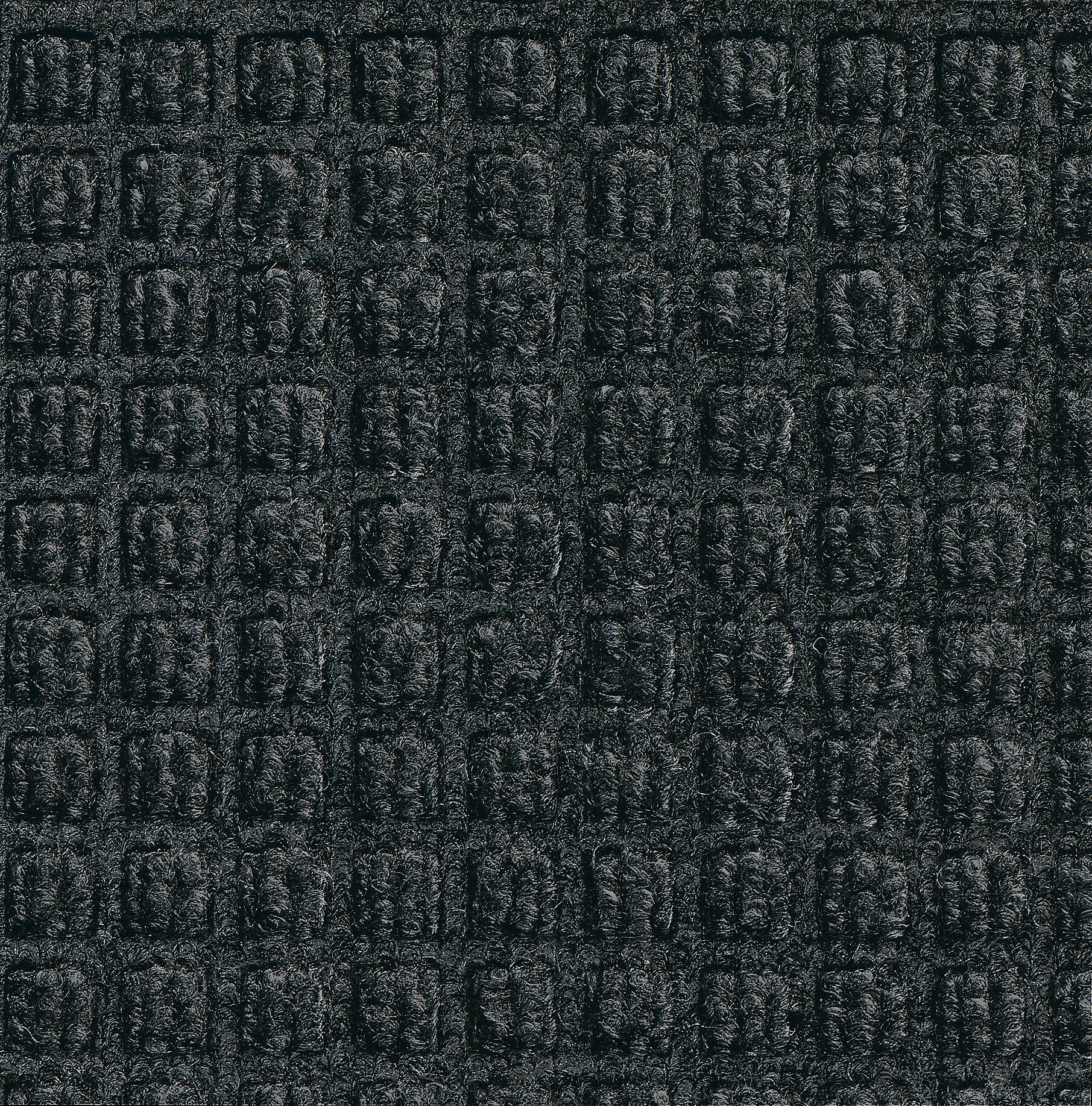 M+A Matting  WaterHog Squares Classic Mat, Smooth, 3' x 5', Charcoal (2005435170)