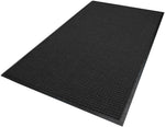 M+A Matting  WaterHog Squares Classic Mat, Smooth, 3' x 5', Charcoal (2005435170)