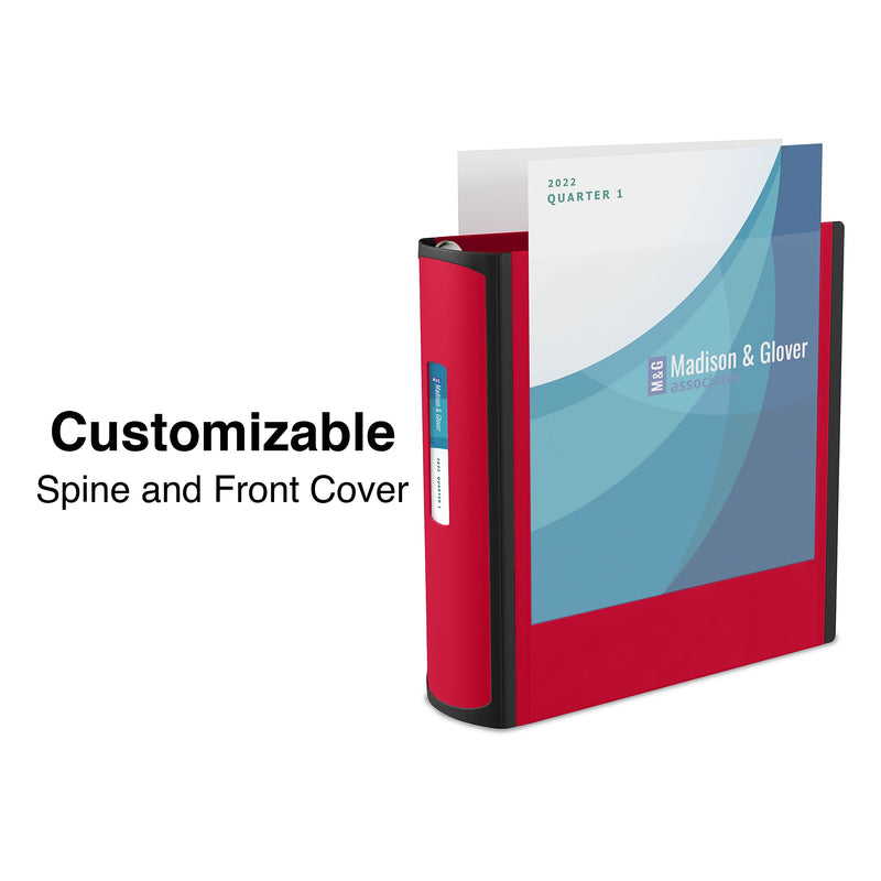 Staples 4" 3-Ring Better Binder, D-Ring, Red (ST55815-CC)