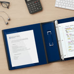 Staples 4" 3-Ring Better Binder, D-Ring, Blue (ST55816-CC)