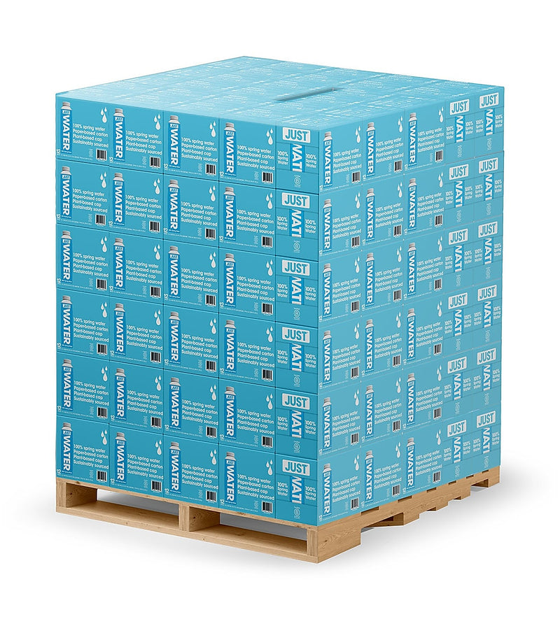 JUST Water Natural Spring Water, 16.9 oz., 125 Bottles/Pallet (JGD00003PLT)
