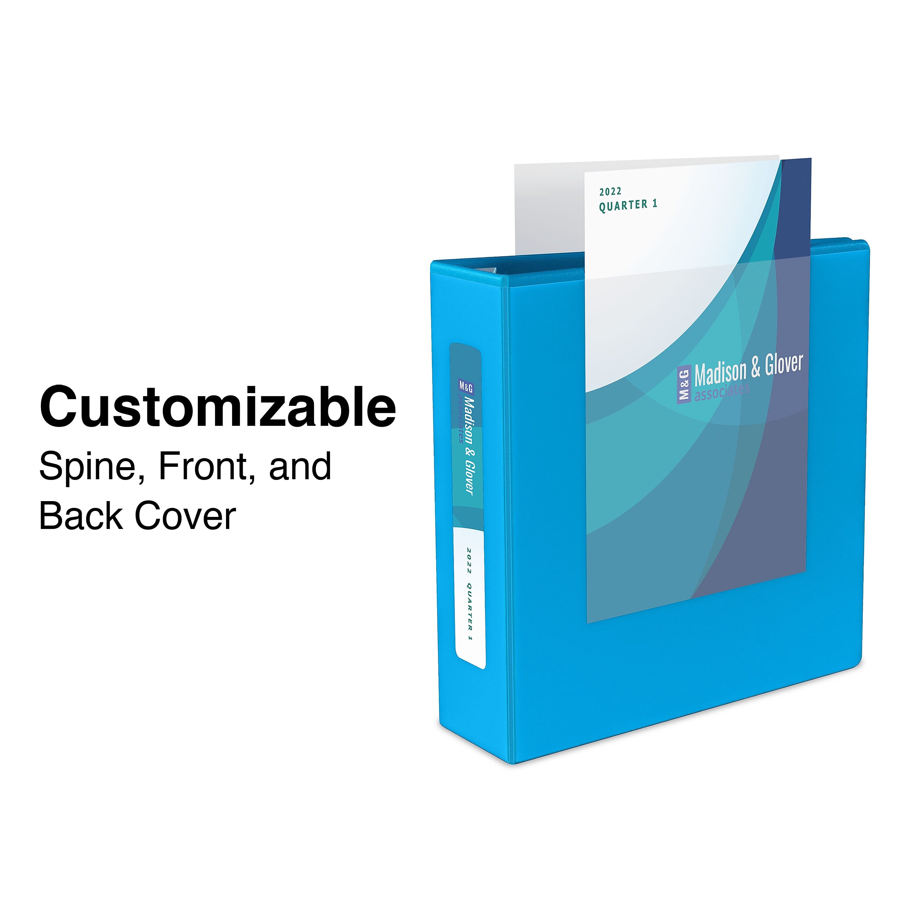Staples Heavy Duty 1" 3-Ring View Binder, D-Ring, Light Blue (ST56285-CC)