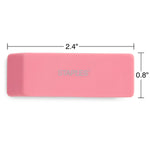 Staples® Block Eraser, Pink, 144/Carton (10433CT)
