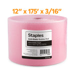 3/16" Antistatic UPS Approved Bubble Roll, Anti-Static, 12" x 175' (4072825)