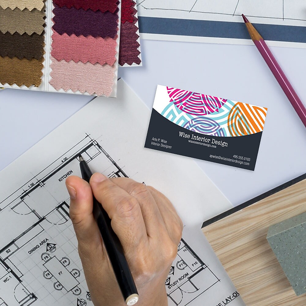 Full Color 1 Sided Business Card - Premium Stock (Flat or raised), Rounded Corners