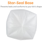 Coastwide Professional™ 40-45 Gallon Trash Bag, 40" x 46", Low Density, 2 mil, Clear, 100 Bags/Box (CW57394)
