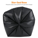 Coastwide Professional™ 20-30 Gallon Trash Bag, 30" x 36", Low Density, 1.35 mil, Black, 150 Bags/Box (CW21761)