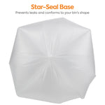 Coastwide Professional™ 7-10 Gallon Trash Bag, 24" x 24", High Density, 8 mic, Natural, 1000 Bags/Box (CW25412)