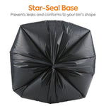 Coastwide Professional 55-60 Gallon Trash Bag, 38" x 58", Low Density, 1.5 mil, Black, 100 Bags/Box (CW25531)