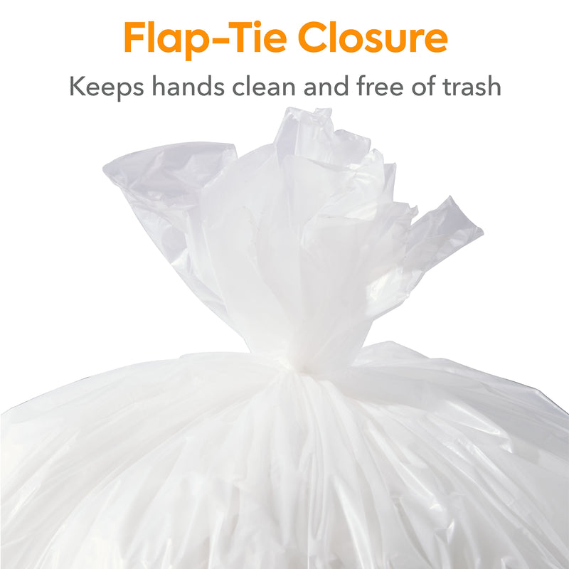 Coastwide Professional™ 20-30 Gallon Trash Bag, 30" x 36", Low Density, 0.65 mil, Clear, 250 Bags/Box (CW22338)