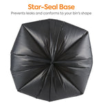 Coastwide Professional™ 55-60 Gallon Trash Bag, 38" x 58", Low Density, 1.3 mil, Black, 100 Bags/Box (CW22342)