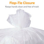 Coastwide Professional™ 40-45 Gallon Trash Bag, 40" x 46", Low Density, 1 mil, Clear, 100 Bags/Box (CW17967)