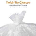 Coastwide Professional™ 50-56 Gallon Trash Bag, 43" x 48", High Density, 16 mic, Natural, 200 Bags/Box (CW18205)