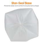 Coastwide Professional™ 50-56 Gallon Trash Bag, 43" x 48", High Density, 16 mic, Natural, 200 Bags/Box (CW18205)