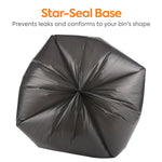 Coastwide Professional™ 50-56 Gallon Trash Bag, 43" x 48", Low Density, 0.95 mil, Black, 100 Bags/Box (CW18194)