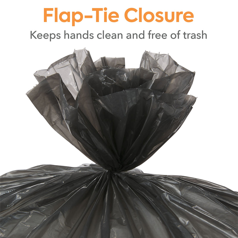 Coastwide Professional™ 12-16 Gallon Trash Bag, 24" x 32", Low Density, 0.35 mil, Black, 1000 Bags/Box  (CW19245)