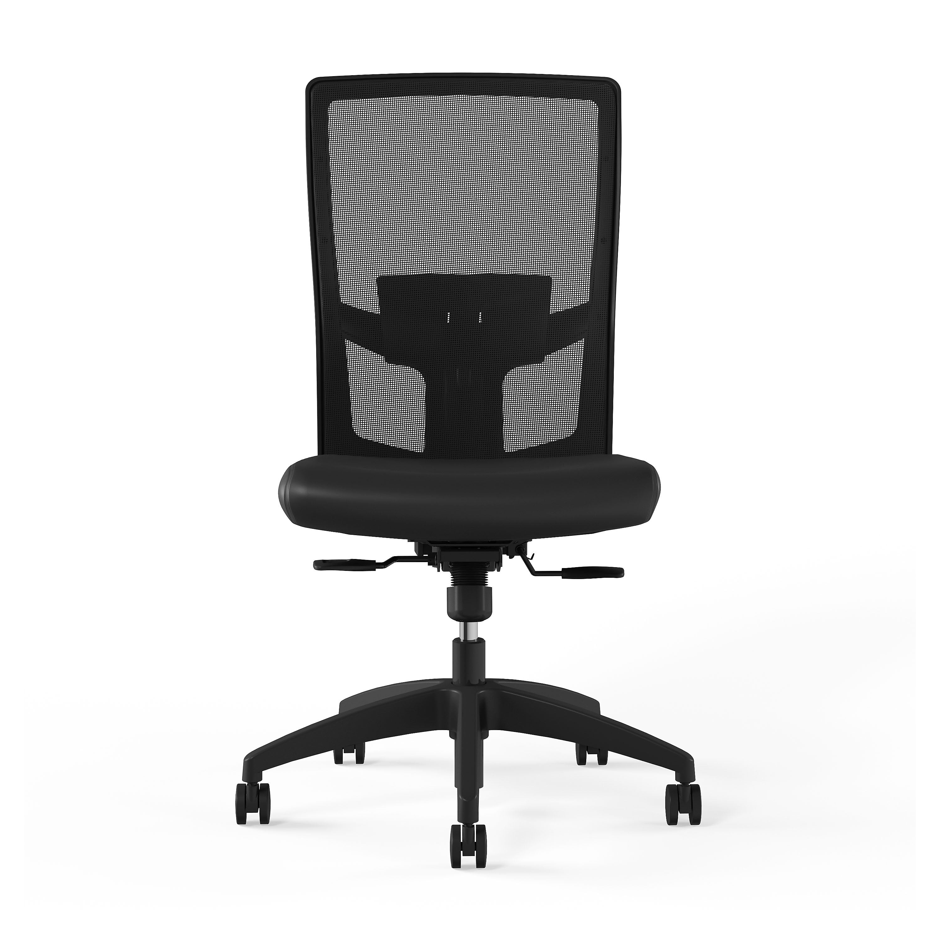 Workplace2.0™ 500 Series Armless Vinyl Task Chair, Black 52266)