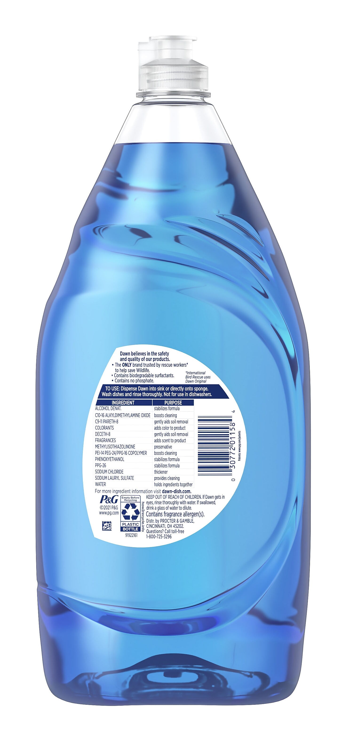 Dawn Ultra Liquid Dish Soap, Original Scent, 38 oz. (11584)