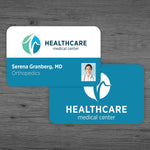 Full Color I.D. Badge, Horizontal, Double Sided, No Slot, 2 1/8 " x 3 3/8"