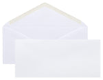 Quill Brand Gummed #10 Business Envelope, 4-1/8" x 9-1/2", White Wove, 500/Box (WW10ES)