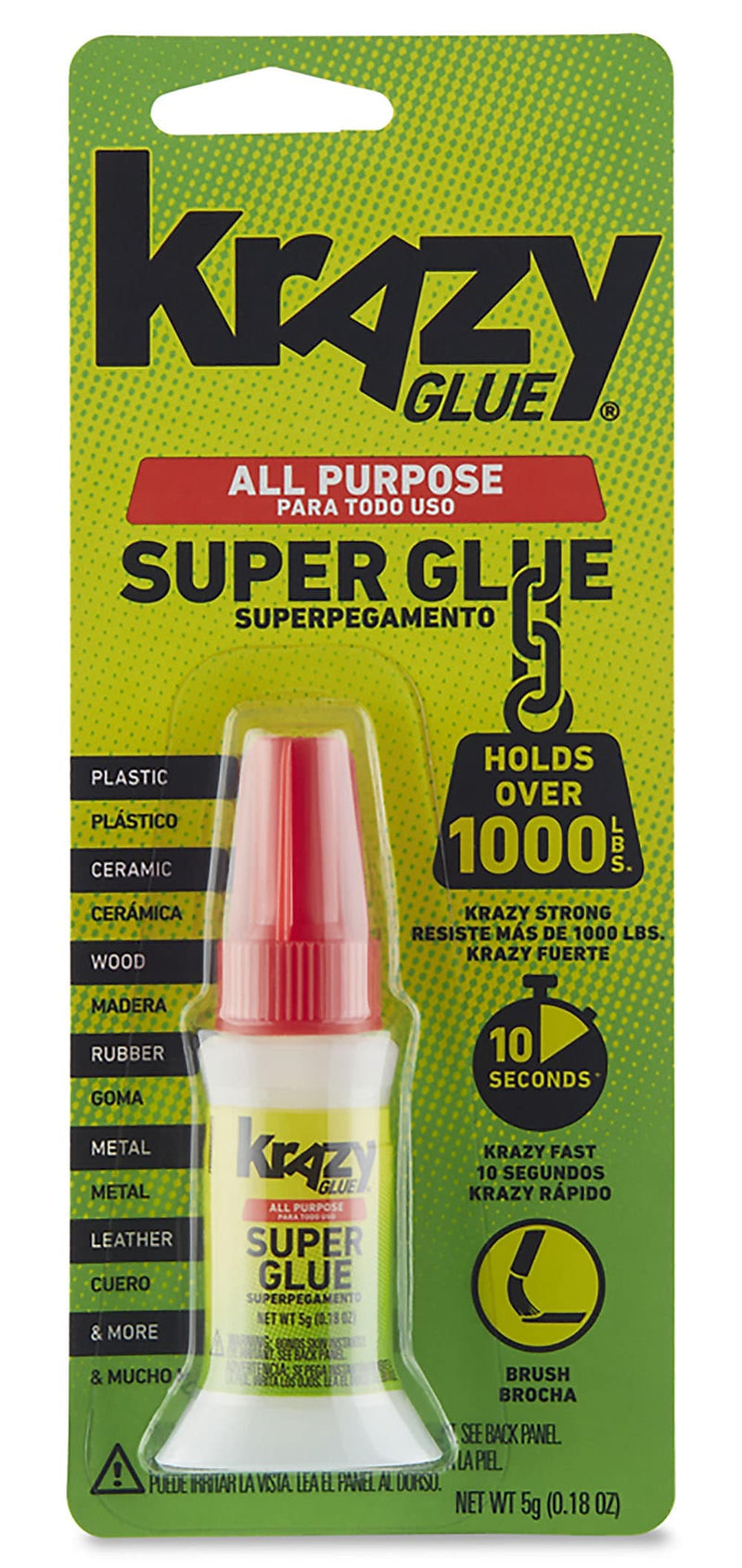 Krazy Glue All Purpose Glue, 0.18 oz. (KG92548R)