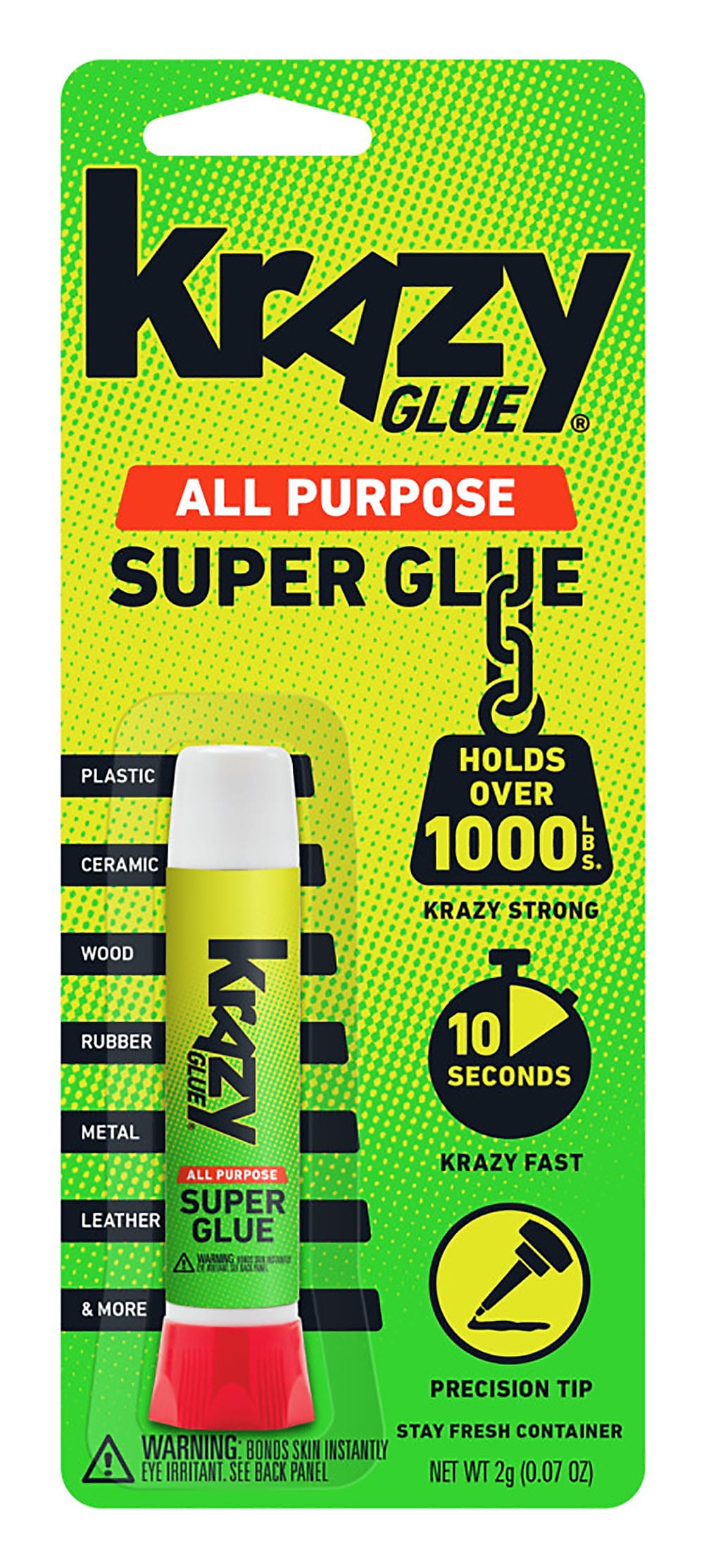 Krazy Glue All Purpose Glue, 0.07 oz. (KG58548R)