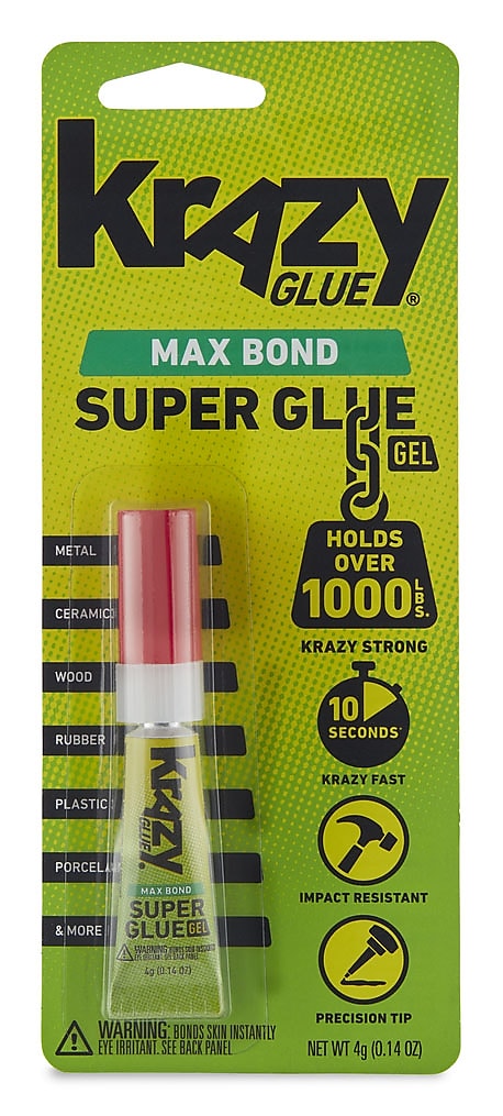Krazy Glue Permanent Glue, 0.14 oz., Kraft (KG48448MR)