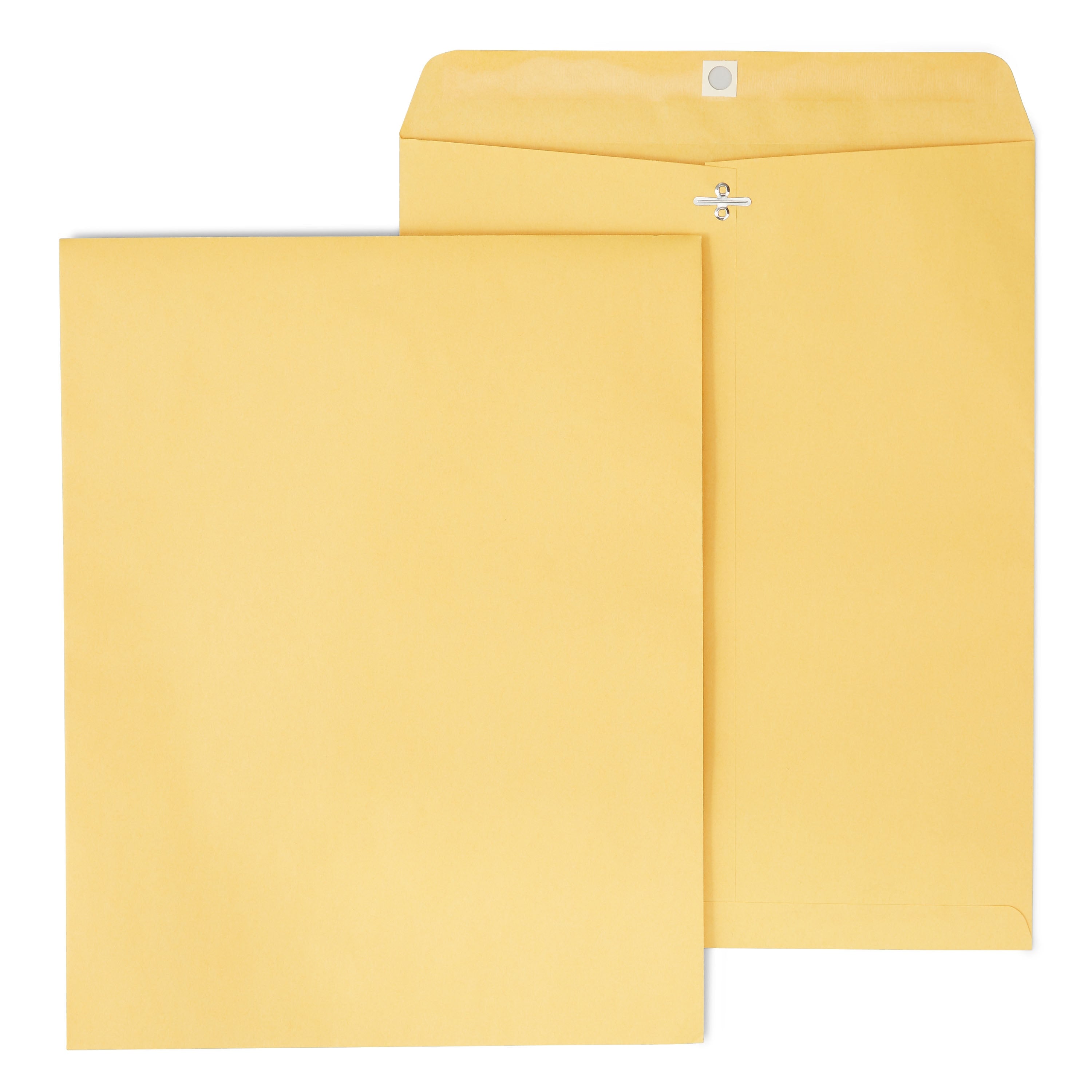 Staples Clasp & Moistenable Glue Kraft Catalog Envelope, 11 1/2" x 14 1/2", Brown, 100/Box (ST17748-CC)
