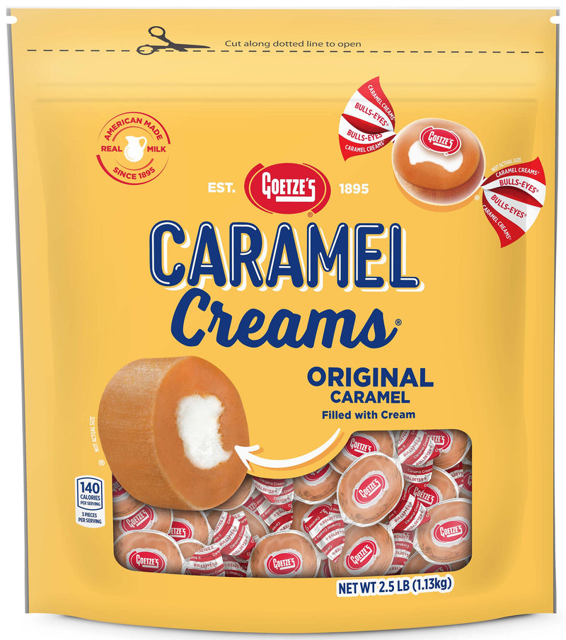 Goetze's Caramel Creams Original Caramels, 40 oz (GOC40821)