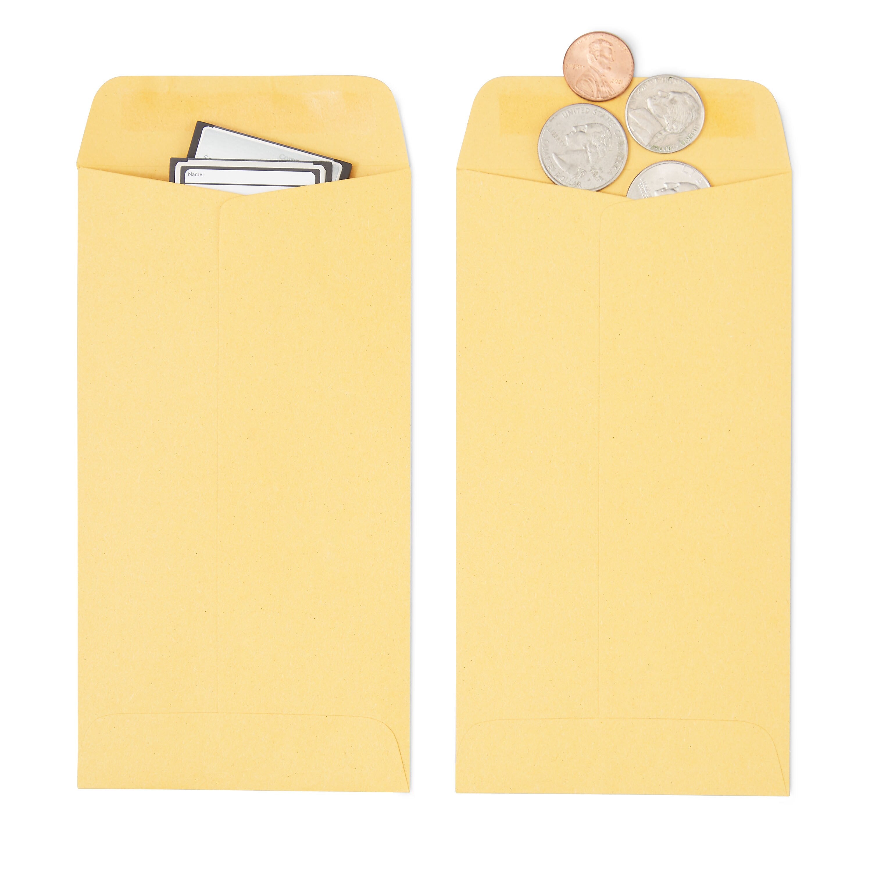 Staples Kraft #7 Currency Envelopes, 3 1/2 x 6 1/2, Brown, 500/Box (SPL17199)