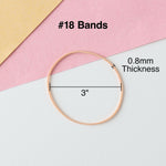 Staples Economy #18 Rubber Bands, 3" x 1/20", 460/Pack (28622-CC)