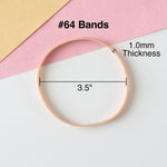 Staples Economy #64 Rubber Bands, 3-1/2"x1/4", 380/Pack (28618-CC)