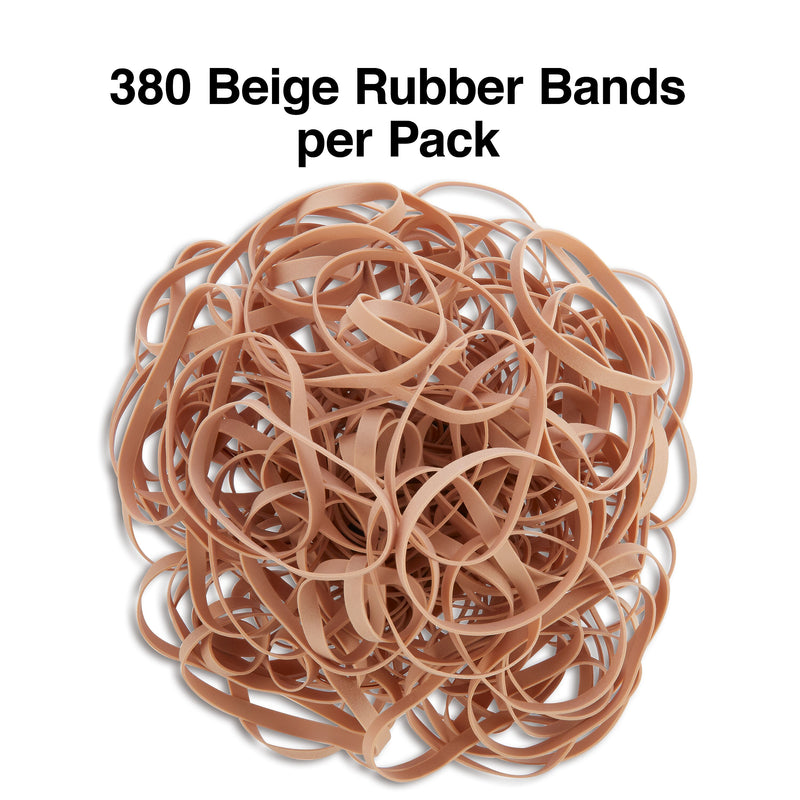 Staples Economy #64 Rubber Bands, 3-1/2"x1/4", 380/Pack (28618-CC)