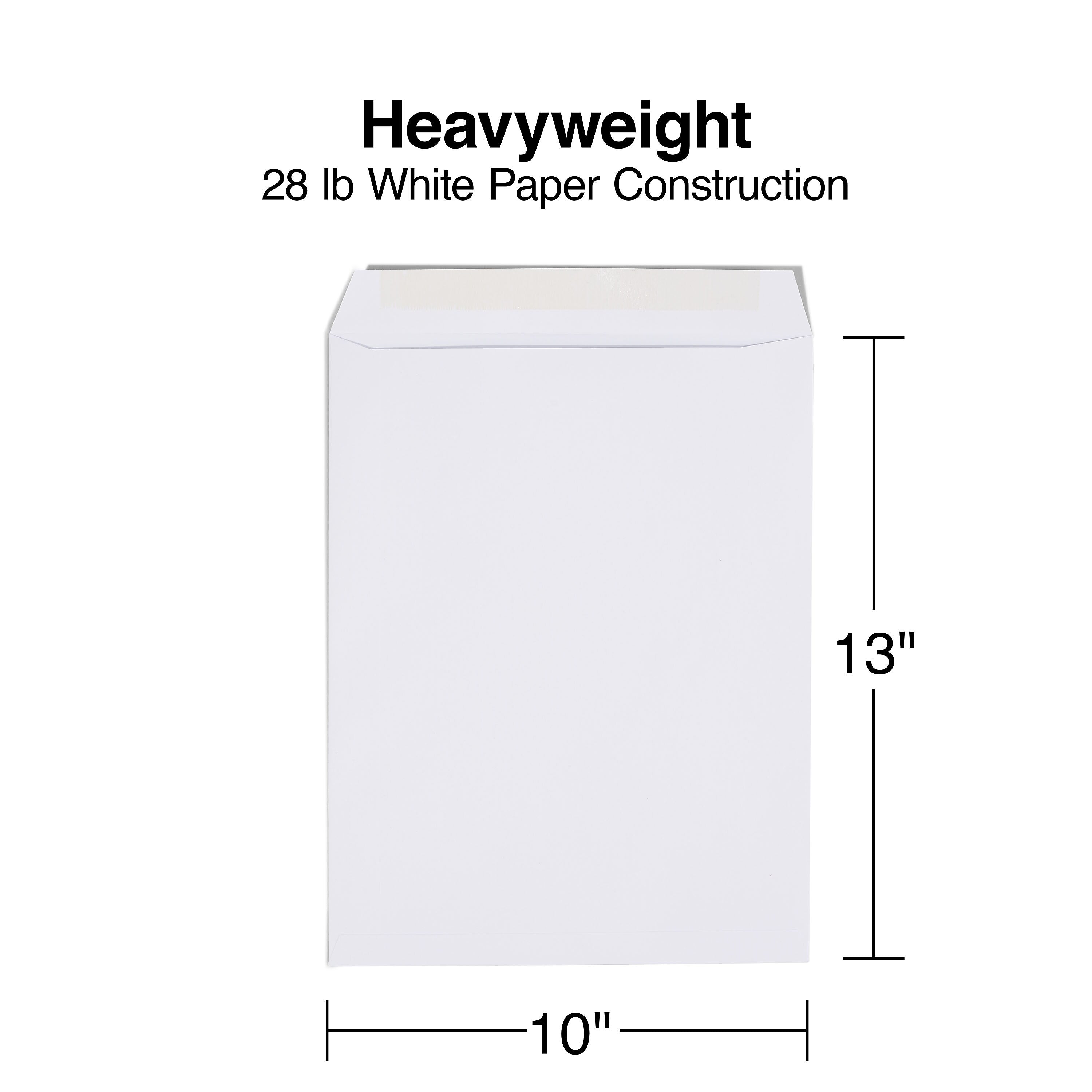 Gummed Catalog Envelopes, 10"L x 13"H, White, 250/Box (486954/17040)