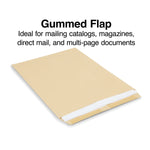 Staples Gummed Kraft Catalog Envelopes, 9"L x 12"H, Brown, 100/Box (SPL194969)