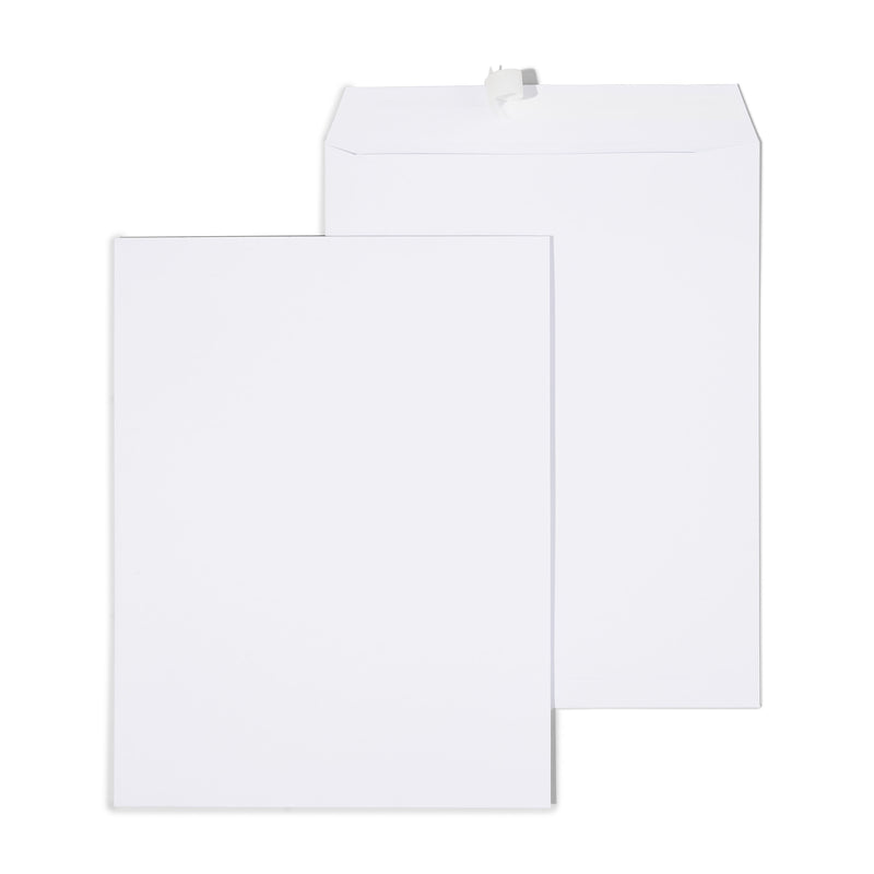 Staples EasyClose Catalog Envelopes, 10"L x 13"H, White, 250/Box (SPL479886)