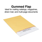Staples Gummed Kraft Catalog Envelopes, 9"L x 12"H, Brown, 250/Box (486940/17032)