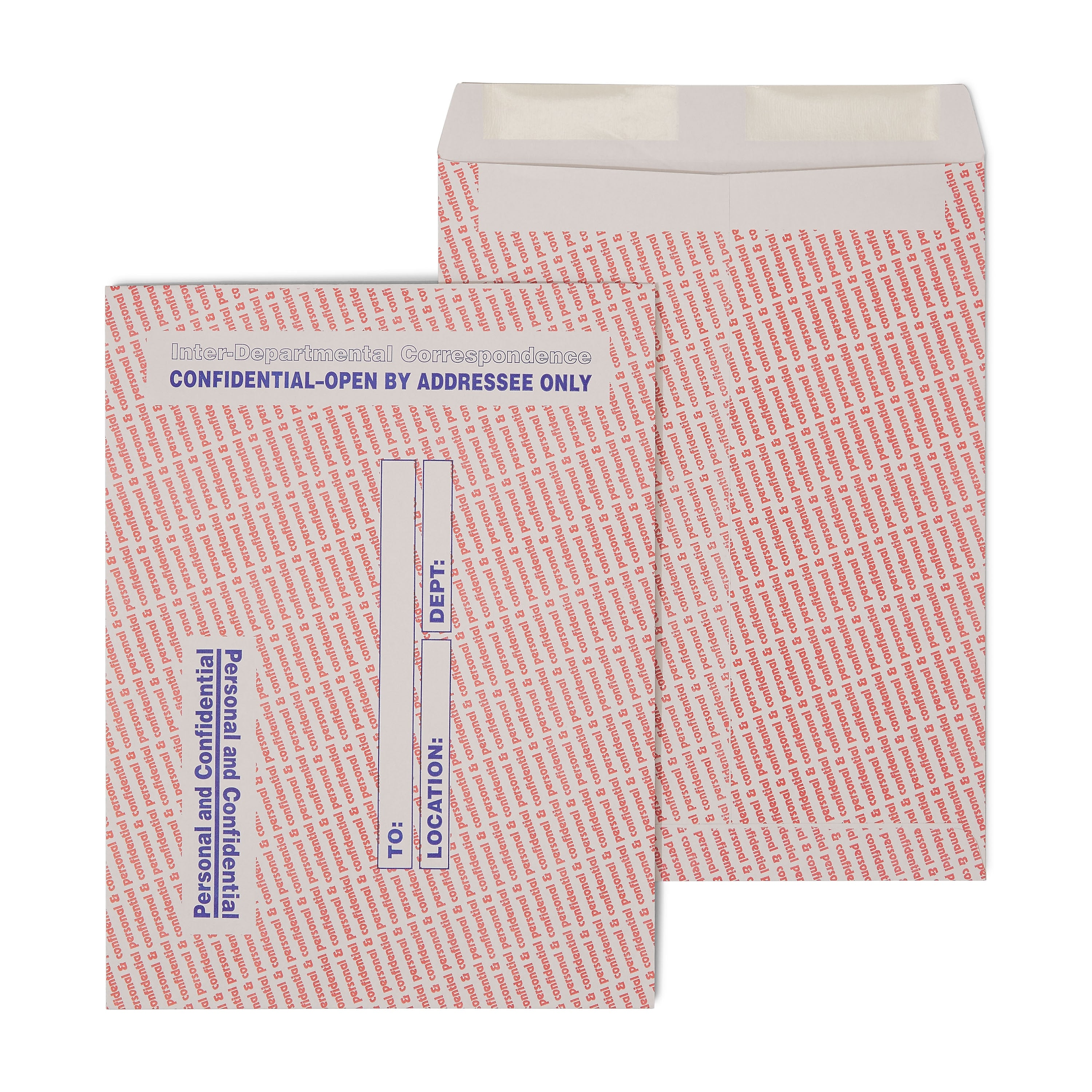 Staples Gummed Inter-Departmental Envelopes, 10" x 13", Multi Colors, 100/Box (SPL487513)