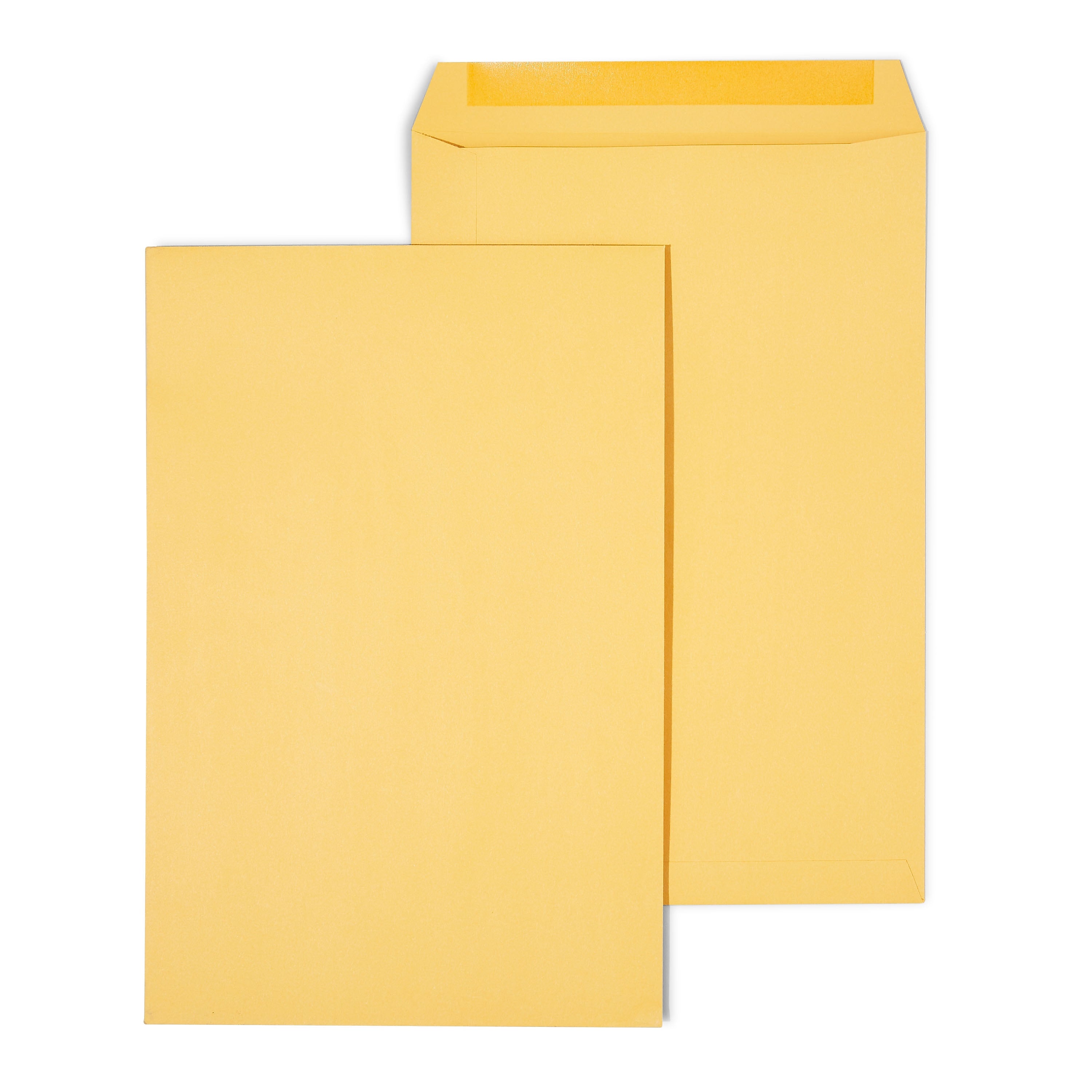 Staples Gummed Kraft Catalog Envelopes, 10"L x 15"H, Brown, 100/Box (SPL534768)