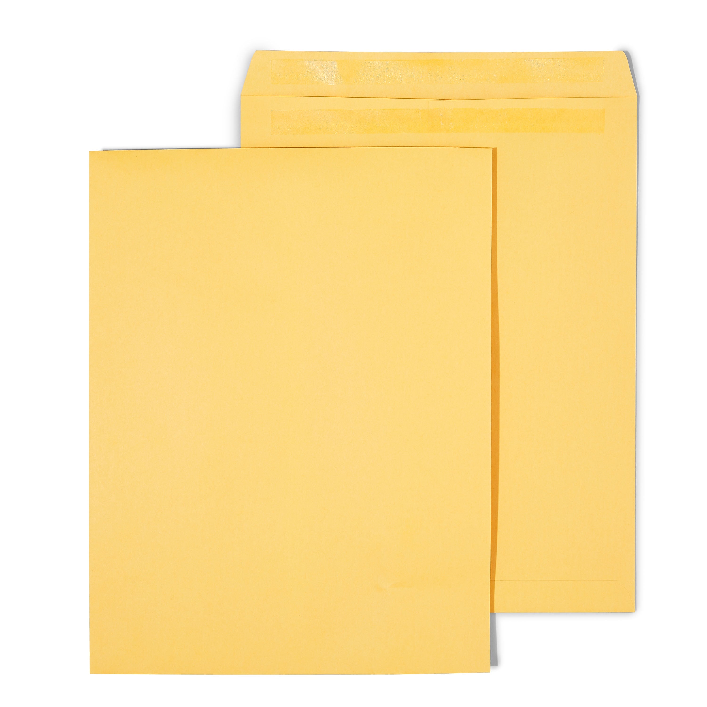 Staples Self Seal Kraft Catalog Envelopes, 12" x 15.5", Brown, 100/Box (534826/17102)