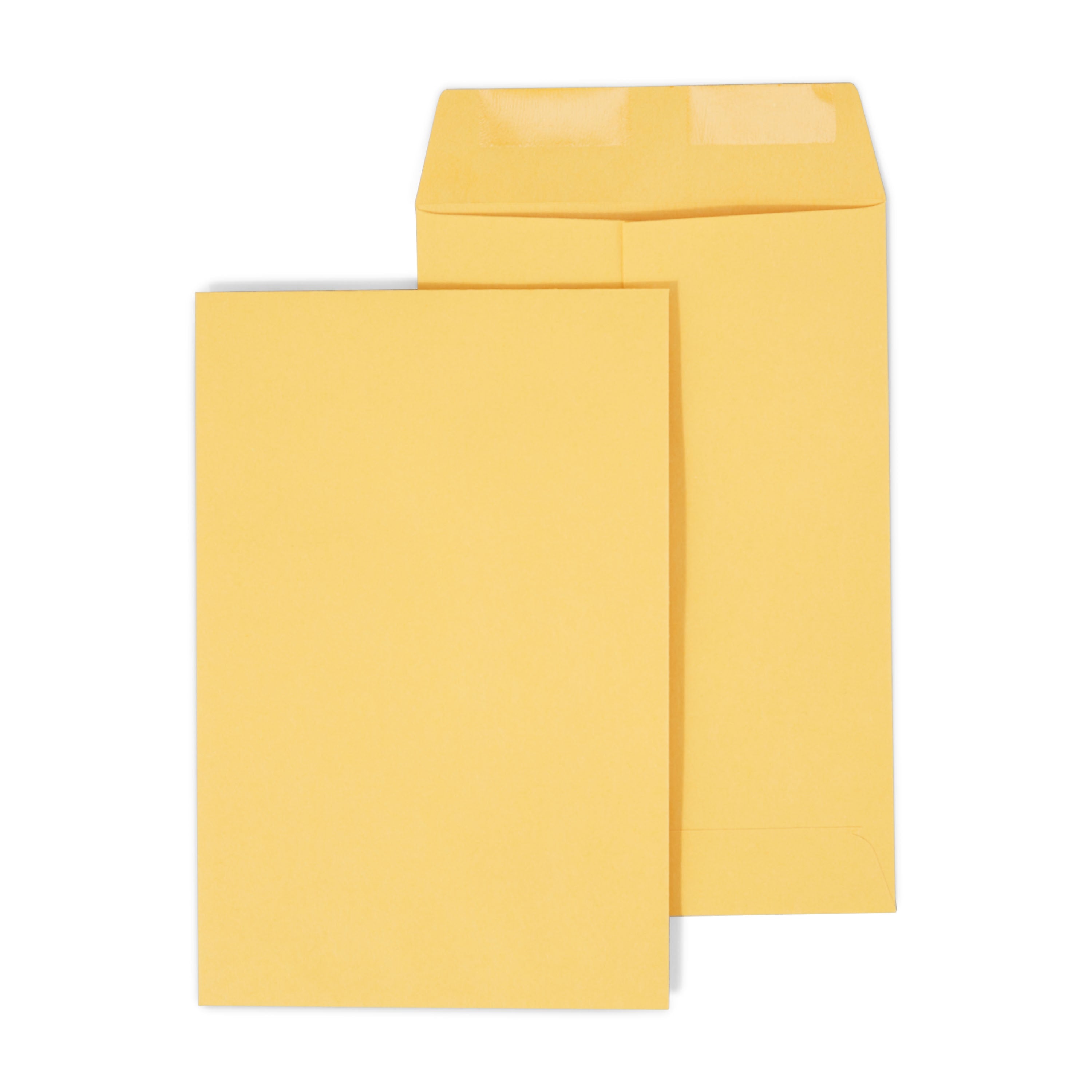 Staples Gummed Kraft Catalog Envelopes, 6" x 9", Brown, 500/Box (ST381944-CC)
