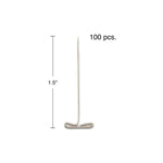 Staples T Pins, 1.5", 100/Pack (10819-CC)