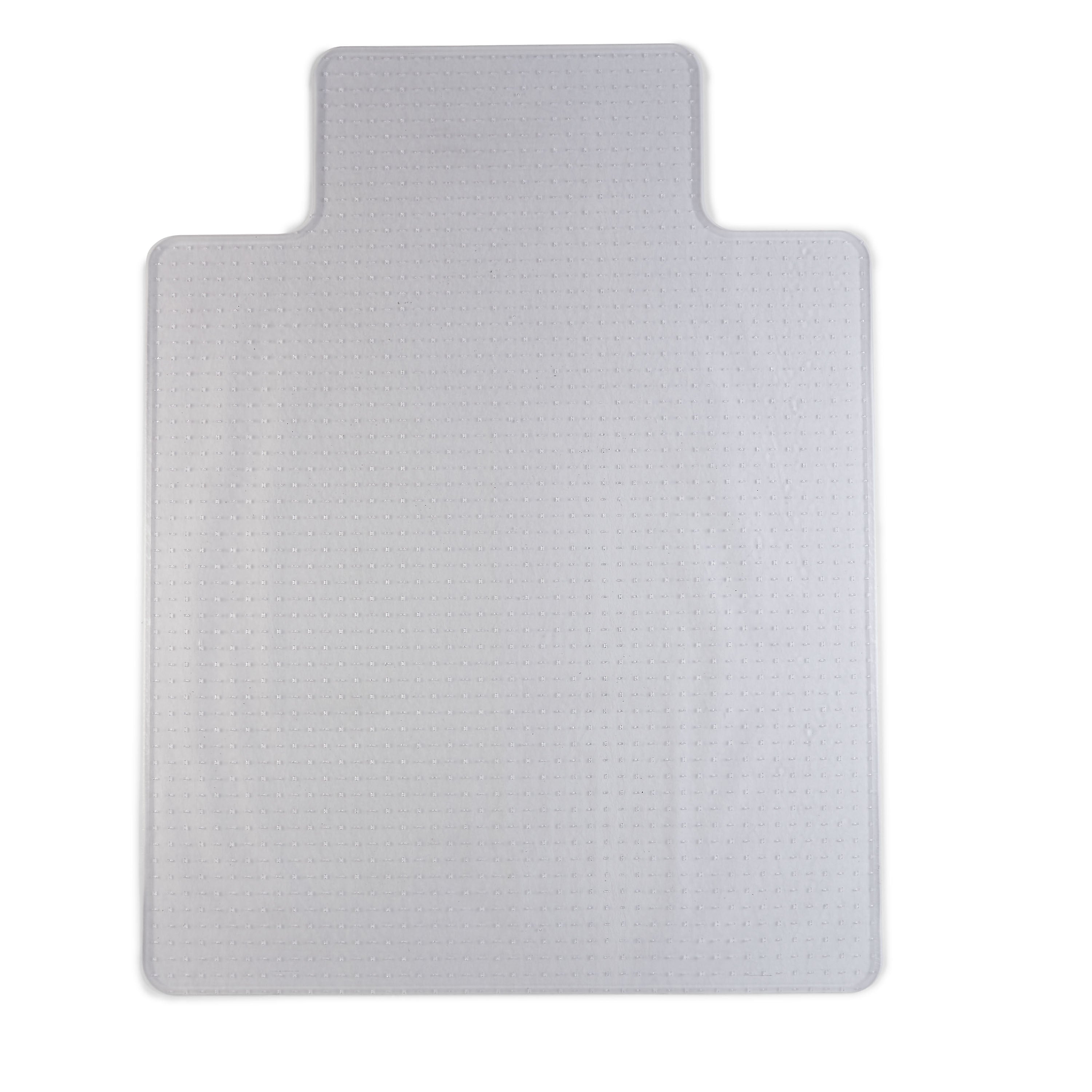 Staples® Carpet Chair Mat with Lip, 46" x 60'', Medium-Pile, Clear (27015-US/CC)