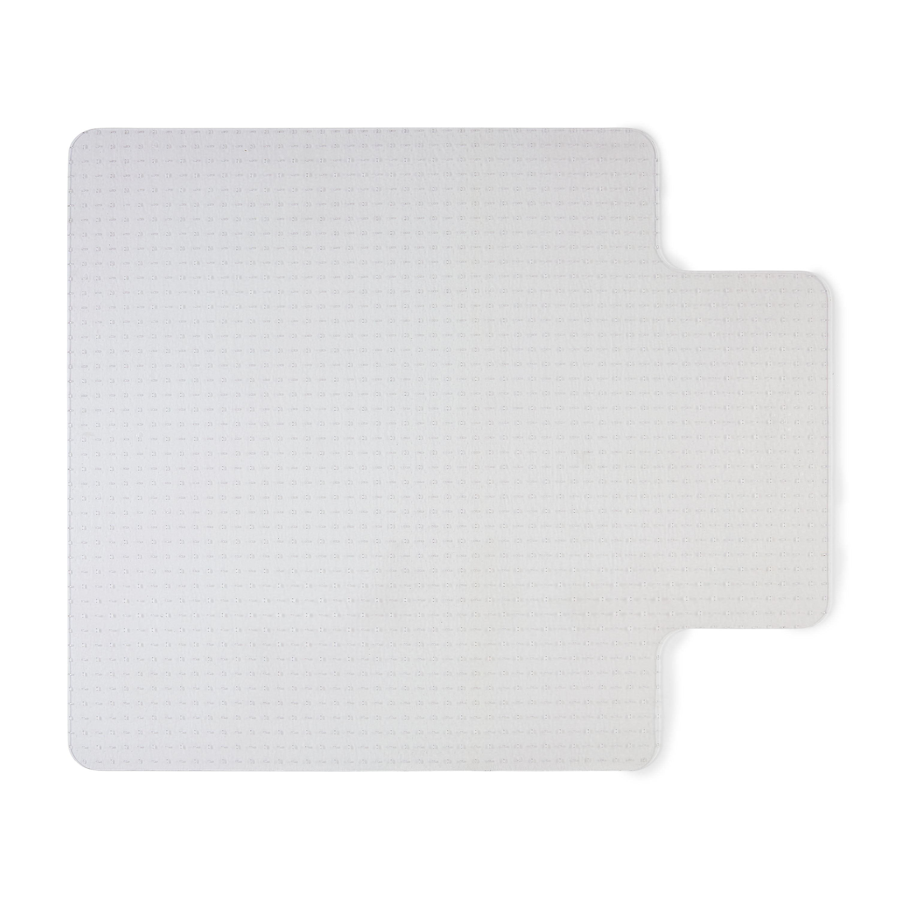 Staples Carpet Chair Mat with Lip, 45" x 53'', Flat-Pile, Clear (20239-CC)