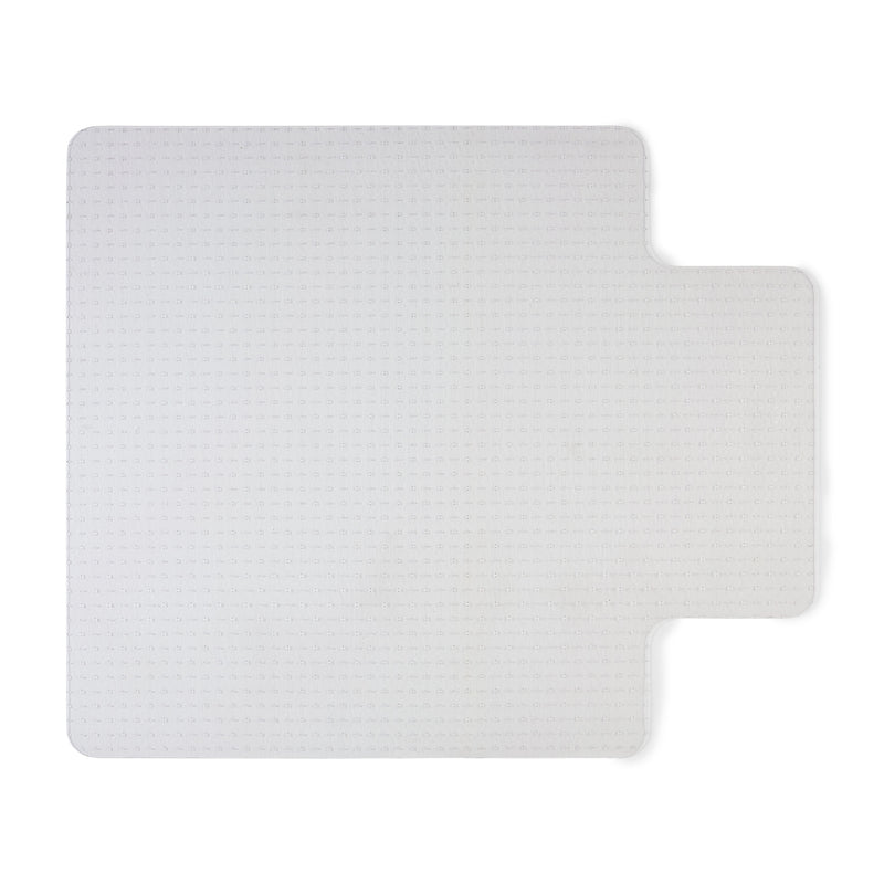 Staples Carpet Chair Mat with Lip, 45" x 53'', Flat-Pile, Clear (20239-CC)