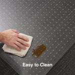 Staples Carpet Chair Mat with Lip, 36" x 48'', Medium-Pile, Clear (20238-CC)