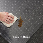 Staples Carpet Chair Mat with Lip, 45" x 53'', High-Pile, Clear (20362-CC)