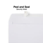 Staples QuickStrip EasyClose Self Seal #10 Window Envelopes, 4 1/8" x 9 1/2", White Wove, 500/Box (ST381936/381936)